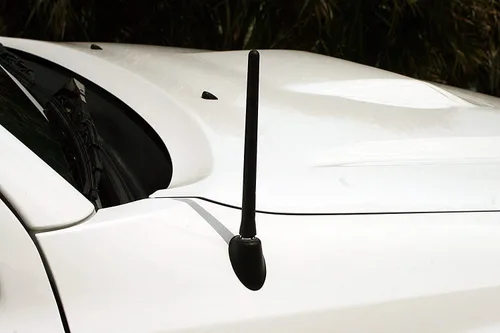 Miniatura 4 de iJDMTOY Juego de antena de radio corta de 7 pulgadas compatible con Ford Toyota Dodge/RAM, Nissan Trucks, acabado negro mate
