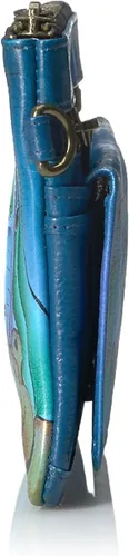 Miniatura 3 de Anna by Anuschka Cartera organizadora de pulsera de cuero genuino pintada a mano
