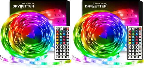 Miniatura 11 de DAYBETTER - Tira de luces led de 16.4 pies, con control remoto y fuente de alimentación
