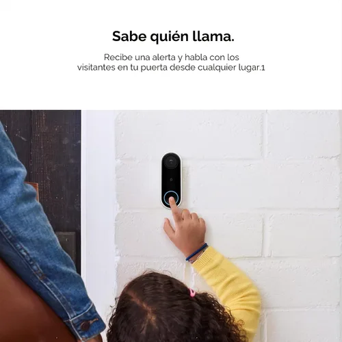 Miniatura 3 de Timbre de video Nest de Google (con cable) - Anteriormente Nest Hello - Timbre de video con transmisión 24/7 - Timbre inteligente con cámara