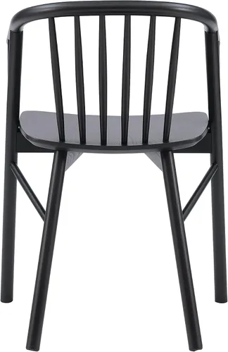 Miniatura 14 de Linon Breeanne - Silla de comedor con respaldo y silla de montar Windsor color negro