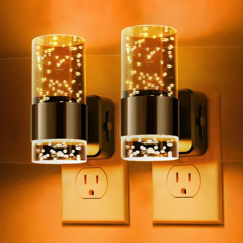 Miniatura 22 de L LOHAS LED Night Lights Plug into Wall, Acrylic Bubble Night Light,Dimmable Nightlight with 0-100 LM, 3000K Plug in Night Light with Dusk to Dawn