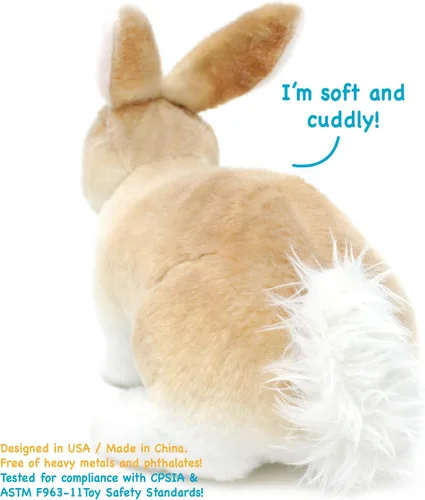 Miniatura 5 de TigerHart Ridley The Rabbit - Conejito de peluche realista de 11 pulgadas