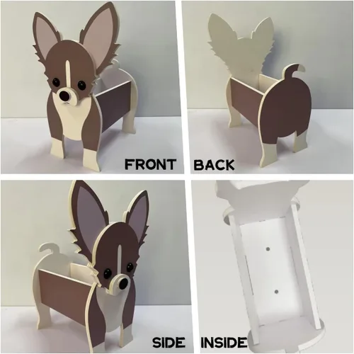 Miniatura 5 de Maceta de Perro English Springer Spaniel, Macetas de Plantas, Bonita Maceta de Jardín para Perros, Macetas de Perro Regalos de Cumpleaños