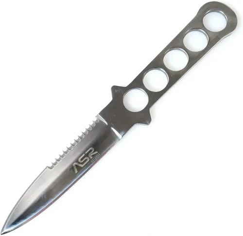 Miniatura 3 de WarTech Cuchillo de supervivencia de buceo de 8.75 pulgadas con funda para correa de pierna