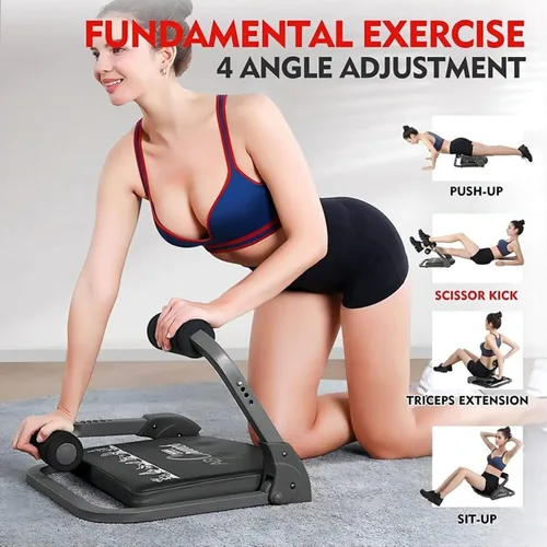 Miniatura 3 de Máquina de Abdominales Equipo de Entrenamiento Abdominal Máquina de Sentadillas y Equipo de Ejercicio Máquina de Abdominales para Entrenamiento