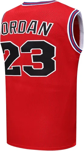 Camiseta de baloncesto para hombre #23 camisetas de película espacial de los años 90 para Halloween, hip hop, ropa de fiesta, camisas deportivas