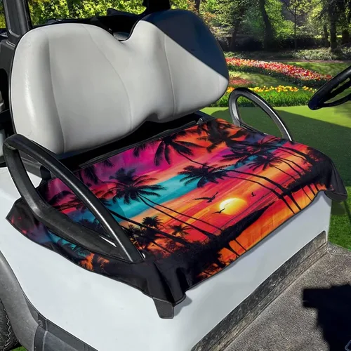 Miniatura 13 de Fundas de asiento de carrito de golf, toalla de manta de asiento de carrito de golf, cubierta de asiento de carrito de golf para asientos de 2