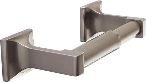 Miniatura 9 de Soporte de papel higiénico negro de SENTO para montaje en pared, soporte de papel higiénico de doble poste, fácil instalación, metal resistente