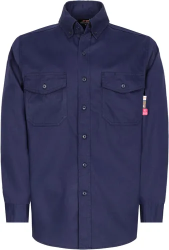 KONRECO Camisas FR para hombre, 6.5 onzas, ligeras, uniformes de trabajo, resistentes al fuego, para soldar, repelente al agua y a las manchas