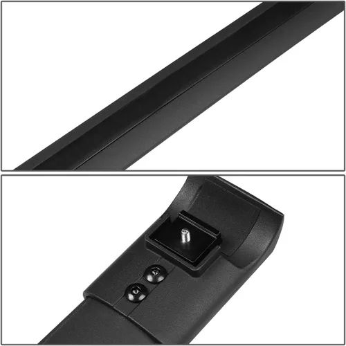 Miniatura 4 de DNA MOTORING PT-ZTL-8039 - Par de barras transversales de aluminio para techo de automóvil, compatibles con Honda Pilot 03-08, color negro