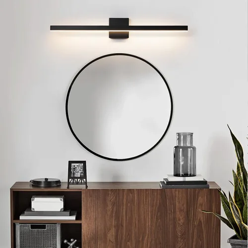 Miniatura 8 de KAISITE Luz de Baño Moderna Negra - Lámpara de Tocador LED Regulable de 5CCT de 24 Pulgadas para Espejo