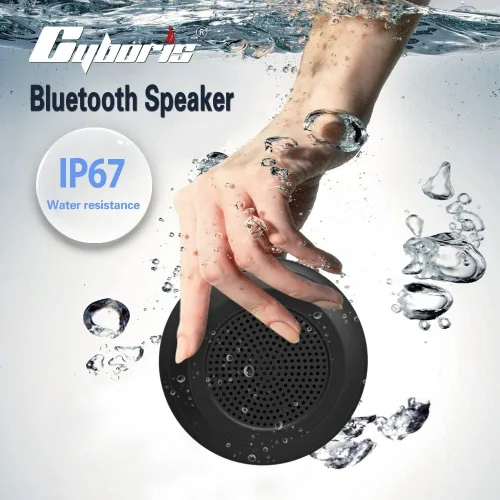 Miniatura 3 de CYBORIS Pequeño altavoz Bluetooth flotante – IPX7 impermeable, a prueba de golpes y portátil, mini altavoz inalámbrico para exteriores con micrófono