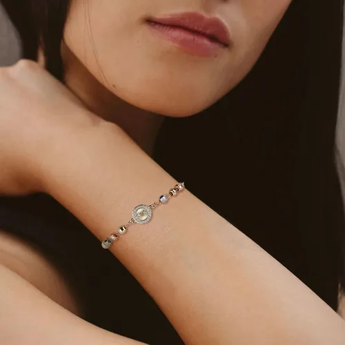 Miniatura 48 de HZMAN Pulsera de cruz con cuentas de rosario virgen de Guadalupe ajustable para mujer, regalo de joyería