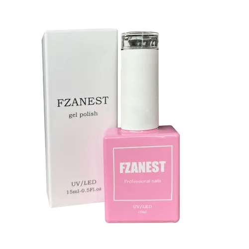 Miniatura 6 de FZANEST Esmalte de uñas en gel con purpurina LED UV, color brillante removible, arte de uñas (oro diamante claro)
