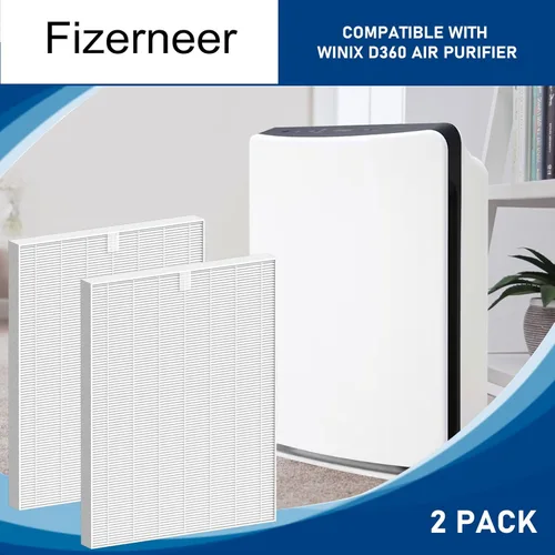 Miniatura 4 de Filtro de repuesto D360 Ture HEPA compatible con purificador de aire Winix D360, número de artículo 1712-0101-02, solo filtro HEPA 2 Ture