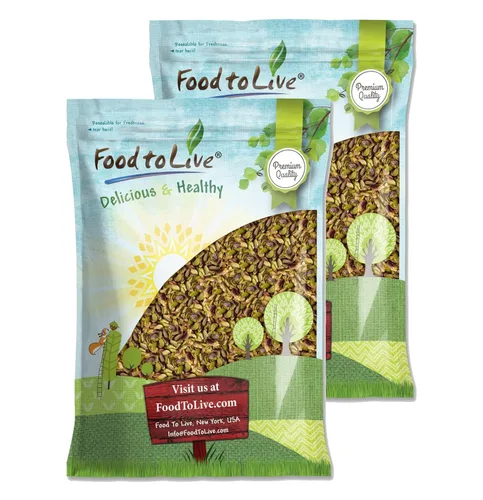 Miniatura 9 de Food to Live - Mitades y piezas de pistacho asado en seco, 8 onzas - Sin cáscara, aperitivo apto para dieta keto y paleo. Ideal para ensaladas