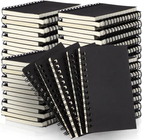 Miniatura 22 de Jutom 2 cuadernos pequeños en espiral, blocs de notas de 3 x 5 pulgadas, cuadernos de bolsillo pequeños a granel, mini bloc de notas con páginas
