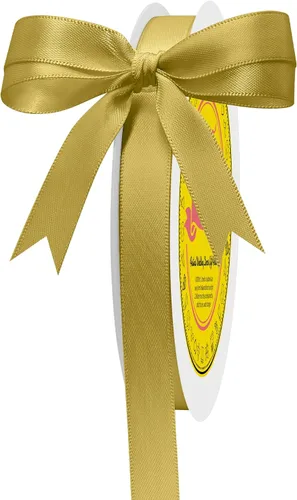 Miniatura 98 de Cinta de satén blanca antigua de doble cara de 1-1/2 pulgadas x 50 yardas, cinta de poliéster para envolver regalos, día de San Valentín, bodas