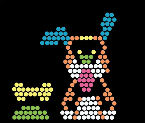 Miniatura 12 de Lite Brite - Paquete de repuesto para clavijas y plantillas, accesorios de tablero de dibujo iluminados, clavijas LED para tablero de dibujo