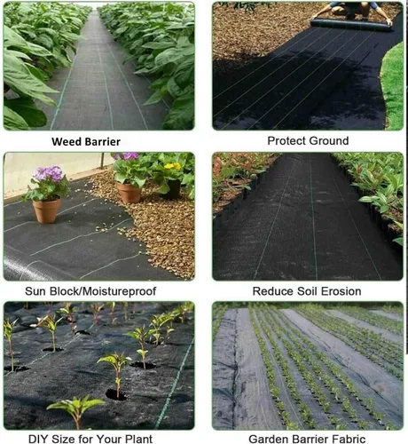 Miniatura 8 de Tela Barrera contra Malezas para Paisajismo Tela Resistente 3 pies x 100 pies Tela para Jardín Alfombra contra Malezas Cubierta de Suelo, Tela