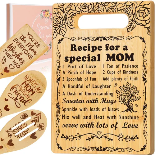 Miniatura 13 de Regalos para tía de sobrina sobrino, juego único de tabla de cortar, regalos de cumpleaños para tía mejor tía, ideas de regalo de Navidad, día