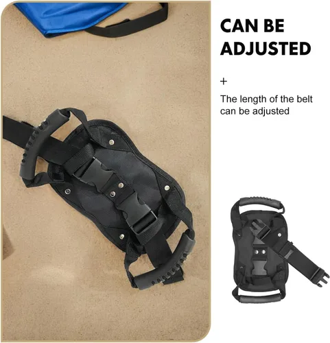 Miniatura 3 de SUPVOX Cinturón de seguridad para pasajeros de motocicleta, mango ajustable para asiento trasero, correa de motocicleta para conducción segura