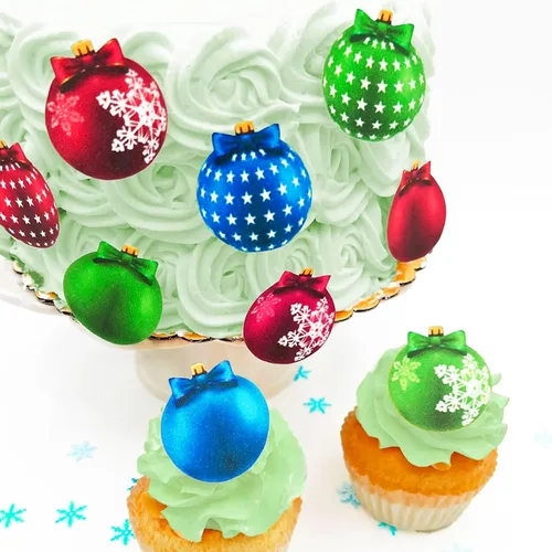Miniatura 10 de Sugar Robot Inc. Sugar Skulls - Juego de 24 adornos comestibles para pasteles de Halloween Calaveras pequeñas