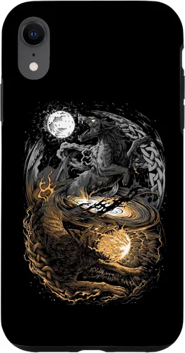 Miniatura 24 de Funda para iPhone 11 Viking Wolf Norse Mythology Pagan Ragnarok Wolves