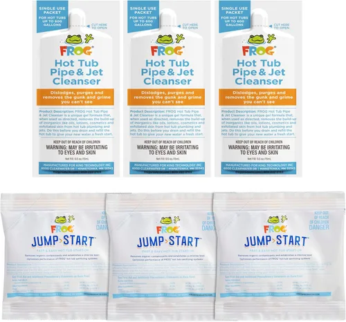 Miniatura 13 de FROG Jump Start para jacuzzis – El choque de cloro de arranque elimina los contaminantes orgánicos y establece el nivel de cloro – Instalación