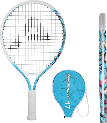 AMA SPORT Raqueta de tenis para niños pequeños, kit de iniciación de raqueta de tenis de 17 a 25 pulgadas para niñas y niños con bolsa de nailon