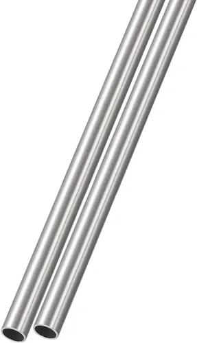 Miniatura 25 de METALLIXITY Tubo de acero inoxidable 304 (0.236 in de diámetro x 0.024 in de pared T x 11.811 in de largo), 2 piezas, tubo recto - para muebles