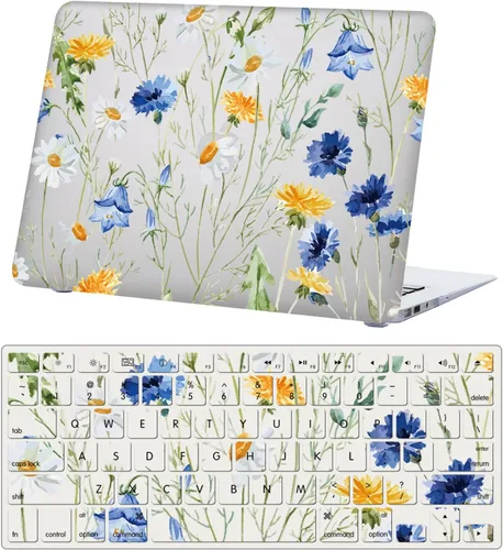 Miniatura 8 de Funda para laptop compatible con MacBook Air de 11 pulgadas 2015 2014 2013 2012 2011 2010 Realease modelo A1465 A1370, funda protectora de plástico