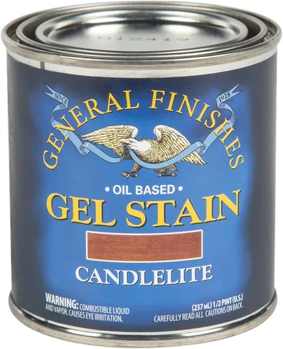 Miniatura 60 de General Finishes - Tinte en gel base de aceite, 1 cuarto de galón, cereza georgiana Georgian Cherry