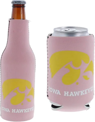 Miniatura 54 de College Team Color Logo Can & Bottle Holder Insulator Beverage Cooler Set