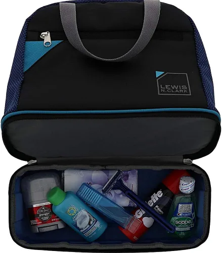 Miniatura 3 de Lewis N. Clark Deluxe Travelflex - Kit de aseo personal, bolsa de maquillaje, organizador de ducha + organizador de viaje, kit de artículos