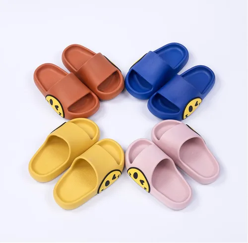 Miniatura 7 de Sandals for Girls and Boys,Mens Slippers Sandals for Women,EVA Anti-Slip Indoor & Outdoor Kids Slippers Smile Face Open Toe Spa Bath Pool Gym House