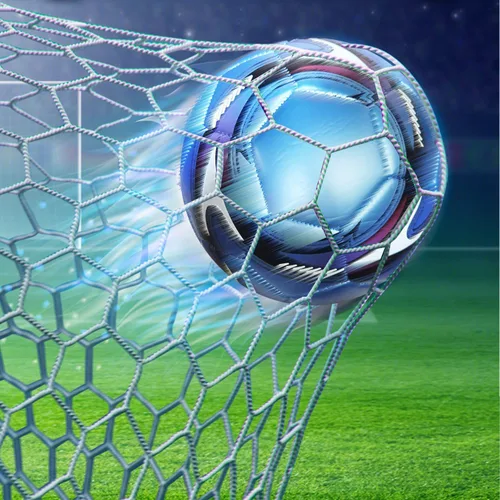 Miniatura 6 de Balón de fútbol azul tamaño 3, tamaño 5 superficie de poliuretano apretado tejido color vivo con bomba y aguja adecuado para entrenamiento práctica
