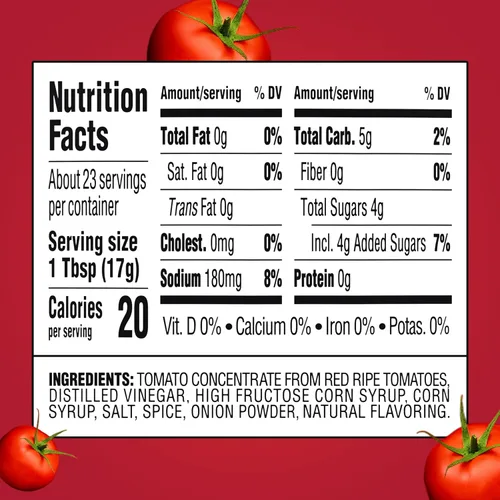 Miniatura 2 de Heinz Kétchup de tomate (botella de 14 oz/396.89 g)