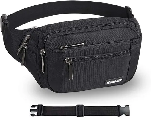 Miniatura 14 de CXWMZY Riñoneras para mujeres y hombres, riñoneras con múltiples bolsillos, gran capacidad, impermeable, casual, para viajes de Disney, ciclismo