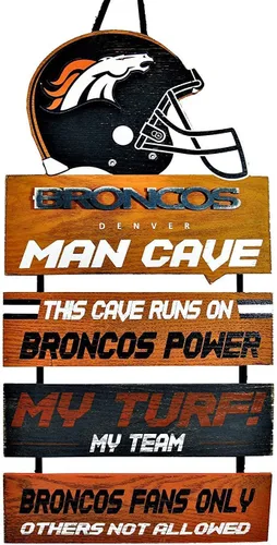 Miniatura 22 de NFL Team Logo Mancave Man Cave Hanging Wall Sign