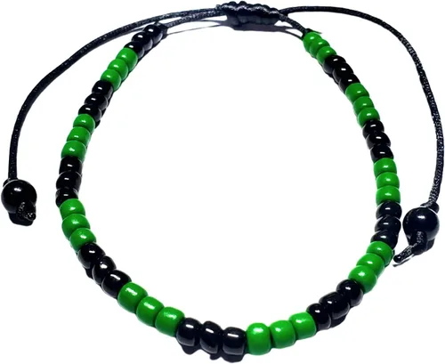 Miniatura 47 de Hecho a mano contra el mal de ojo orishas joyería de protección Ilde elástico elástico ajustable con cuentas unisex amuleto pulsera conjunto