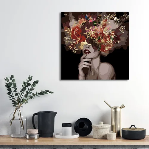 Miniatura 2 de Art Knitting Pintura por números para adultos, principiantes, estudiantes, niños, opción de regalo, pintura acrílica de bricolaje para decoración