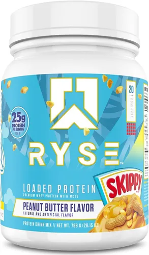 Miniatura 15 de Ryse - Proteína en polvo cargada, 0.88 onzas de aislado y concentrado de proteína de suero de leche, fibra prebiótica y MCT, baja en carbohidratos