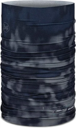 Miniatura 11 de BUFF CoolNet UV Polaina para el cuello, Protección solar UPF 50, Transpirable, Versátil, Mascarilla de secado rápido, Negro y Azul, Talla para Sun