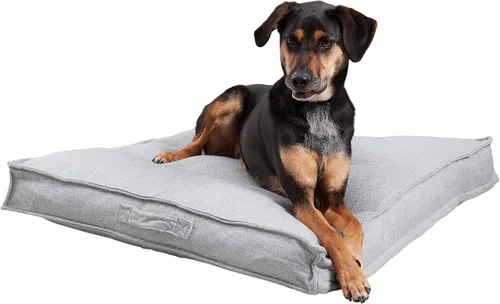 Miniatura 10 de Happy Hounds Milo - Cama cuadrada copetuda para perro, cemento, pequeña (24 x 24 pulgadas), 24.0 pulgadas de largo x 24.0 pulgadas de ancho x 5.0
