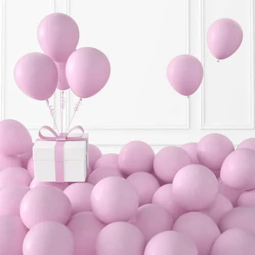 Miniatura 70 de KALOR Globos dorados champagne, 100 piezas de 5 pulgadas de globos mini de látex mate para arco de guirnalda de globos, decoración de cumpleaños