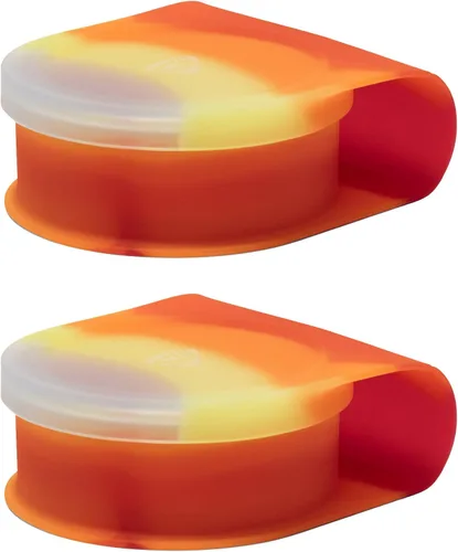 Miniatura 16 de Silipint Cuenco de silicona con tapa Go Go Connected, irrompible, no tóxico, apto para lavavajillas (Aurora, 25 onzas, paquete de 2)