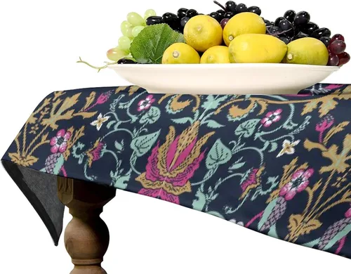 Miniatura 17 de Mantel Floral Retro de Pájaros, Diseño Original Bohemio William Morris Estampado Cubierta de Mesa para Hogar Picnic Fiesta Comedor Cocina William
