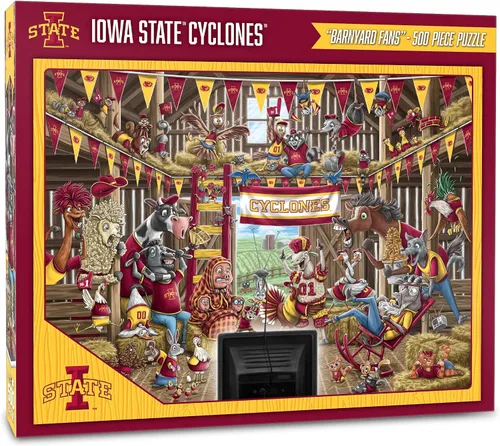 Miniatura 8 de YouTheFan NCAA Barnyard Fans - Rompecabezas de 500 piezas